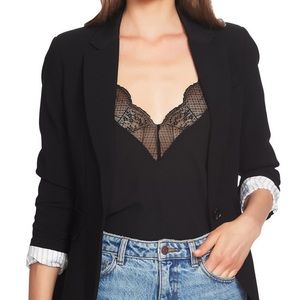 1. State Black Open-Front Blazer